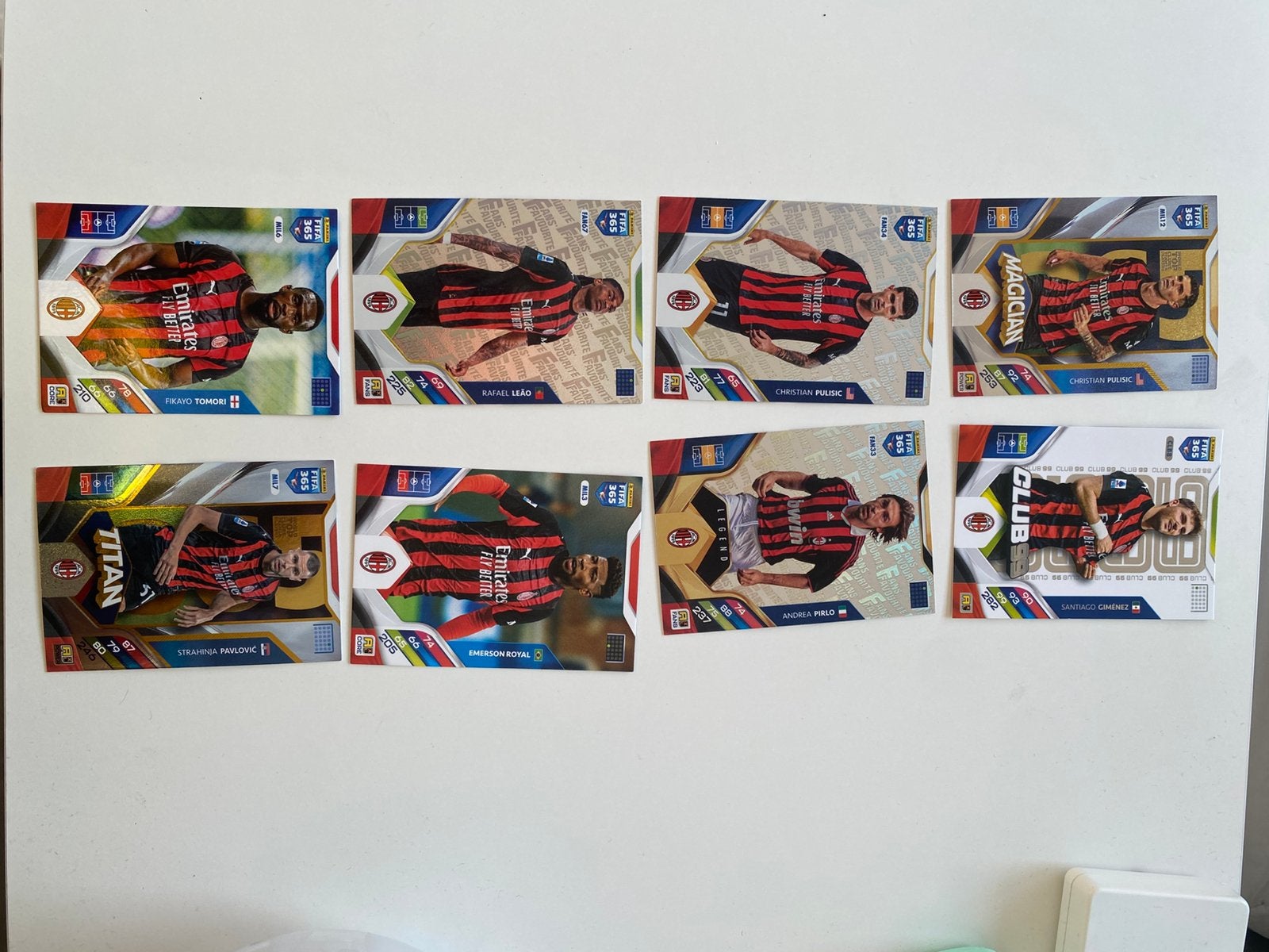 Ac milaan voetbalkaarten, Hobby en Vrije tijd, Stickers en Plaatjes, Ophalen of Verzenden, Zo goed als nieuw, Plaatje