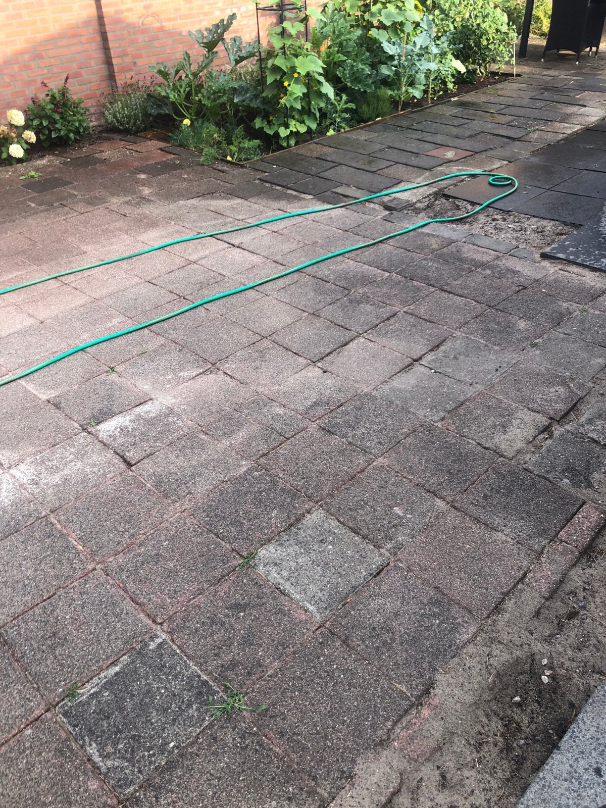 Gratis tegels ophalen voor tuin of terras, Ophalen, Overige materialen, Gebruikt, 60 cm of meer
