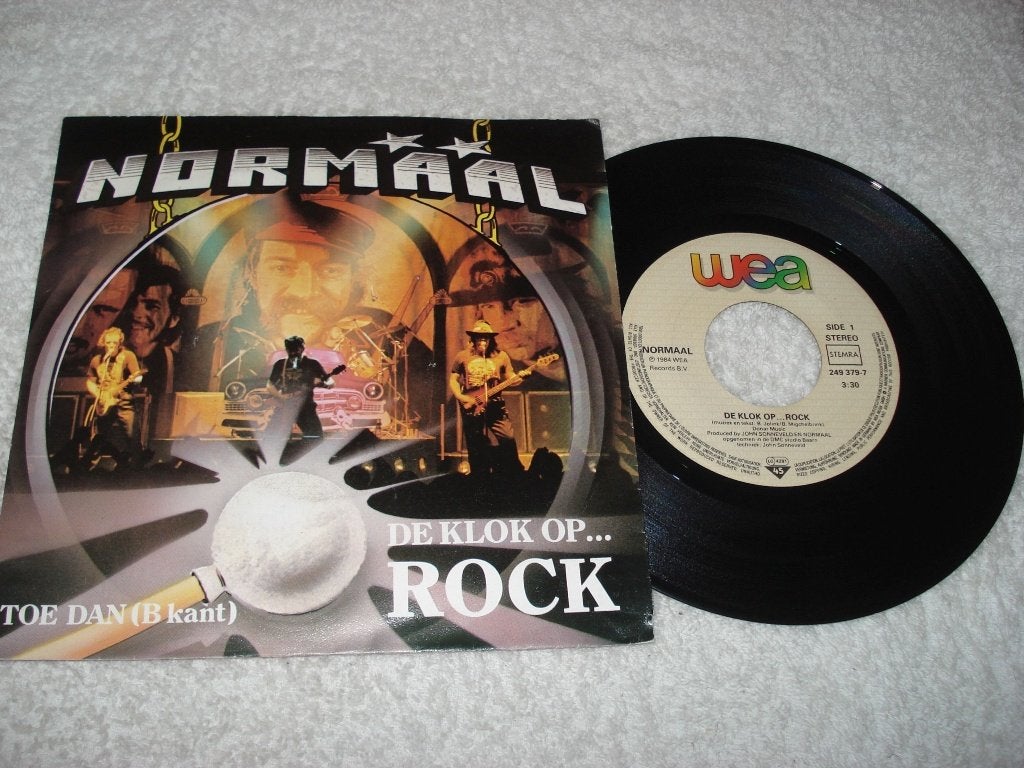 Normaal     De Klok op Rock     Orgineel, Cd's en Dvd's, Vinyl Singles, Fotohoes, Ophalen of Verzenden, Zo goed als nieuw, Nederlandstalig