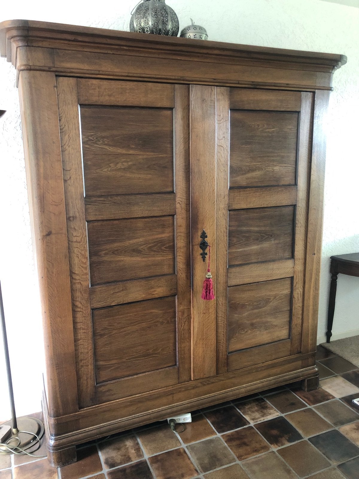 Antieke houten kast - D 47 B 168 H 208, Antiek en Kunst, Antiek | Meubels | Kasten, Ophalen