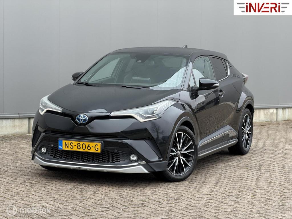 Toyota C-HR 1.8 Hybrid Premium | Trekhaak | Nieuwe APK | Vol, Auto's, Toyota, 4 cilinders, Leder en Stof, Origineel Nederlands