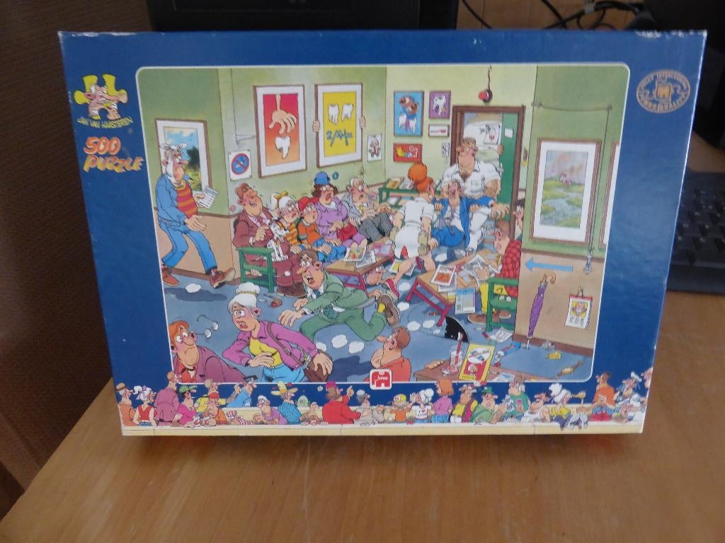 T.k. 1 Jan v Haasteren Puzzel., Ophalen of Verzenden, 500 t/m 1500 stukjes, Zo goed als nieuw, Legpuzzel