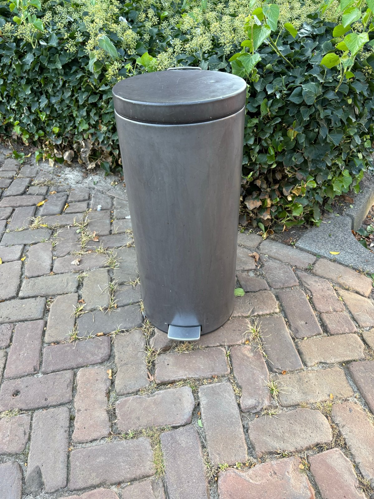 Brabantia prullenbak met pedaal - Gebruikt, 50 – 75, Gebruikt, Met pedaal, Ophalen of Verzenden