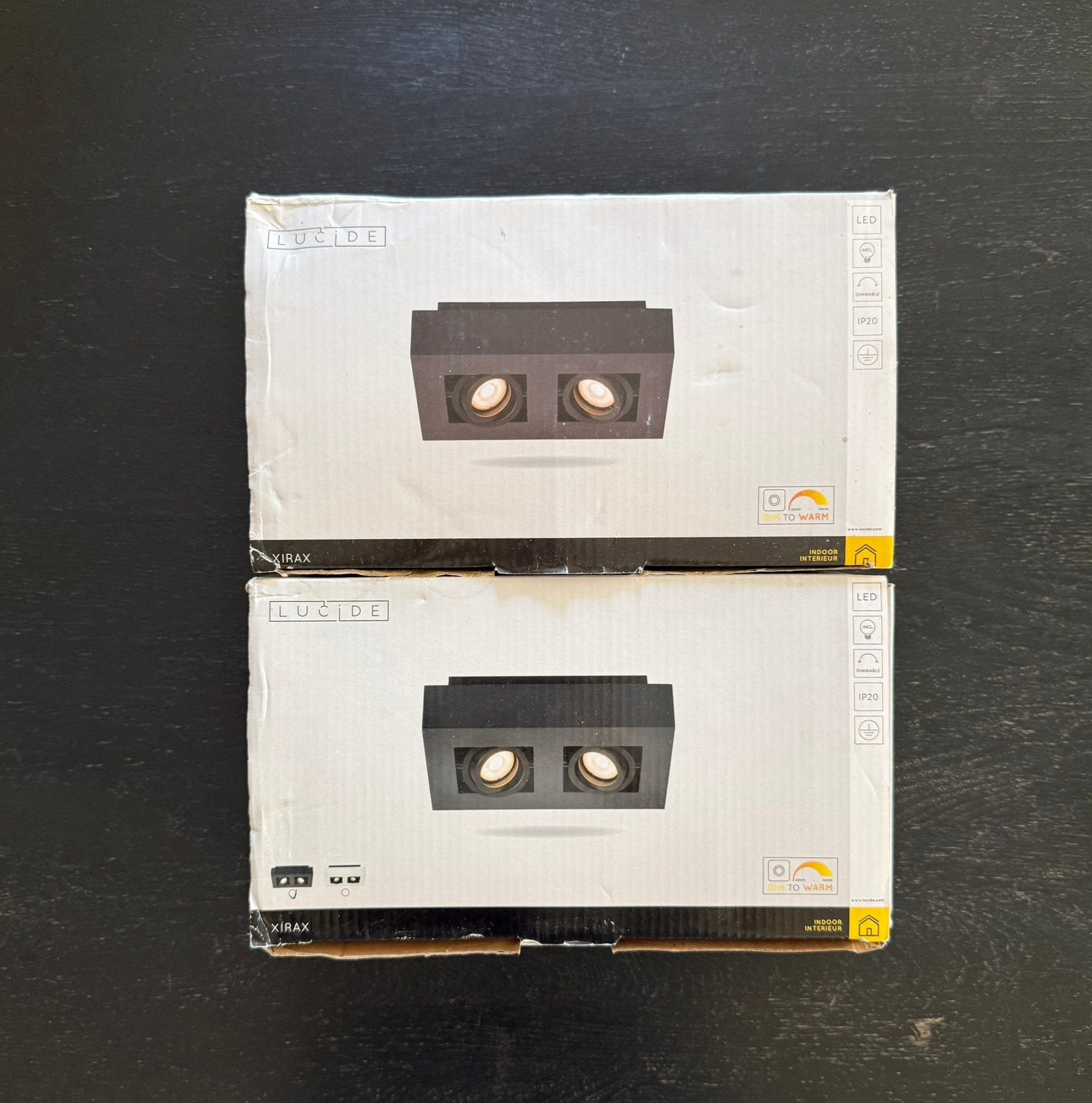 Twee Lucide plafond spots in originele verpakking, Ophalen of Verzenden, Zo goed als nieuw
