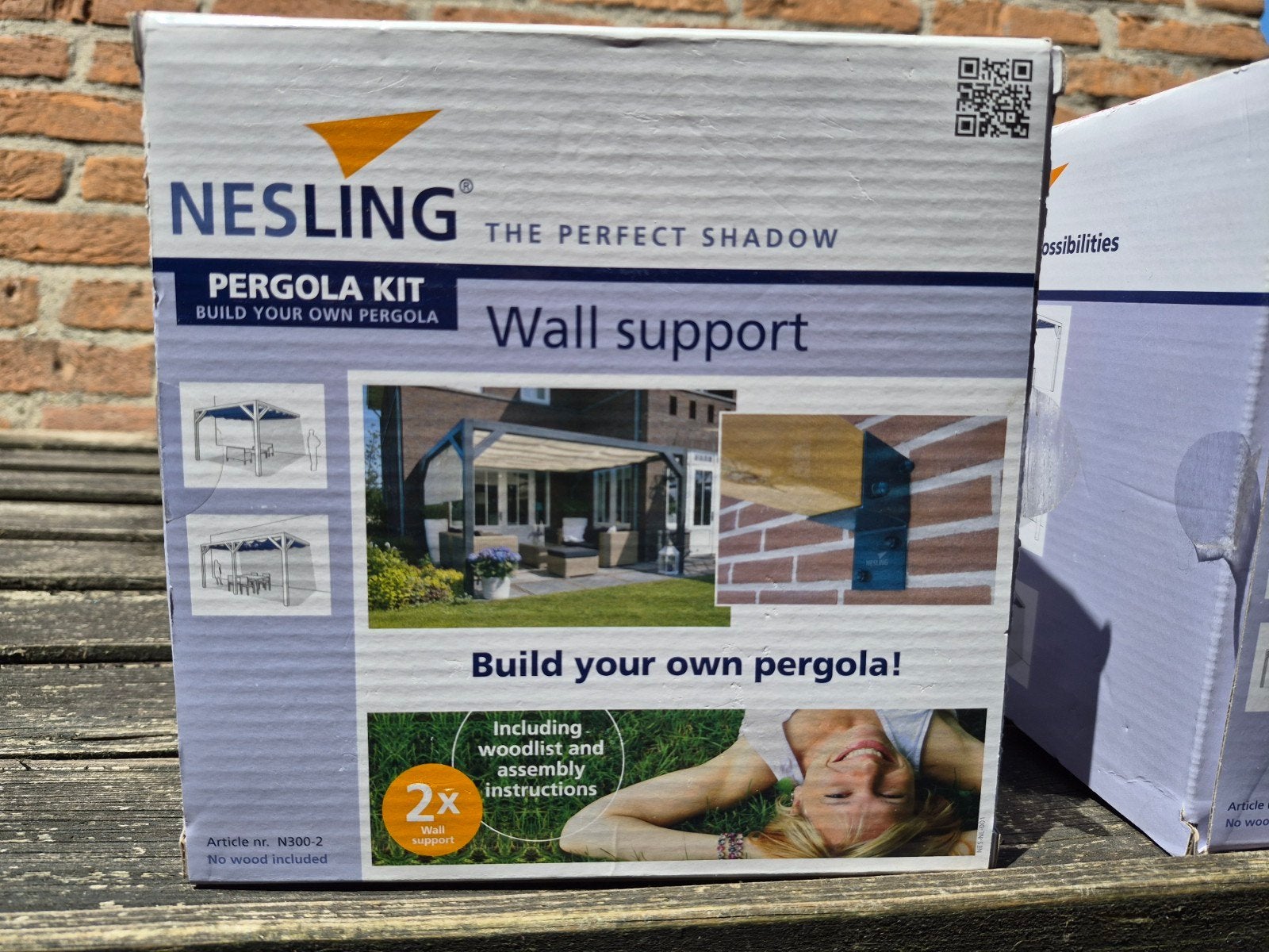 Nesling Pergola Kit - Hoeksteun & Muursteun (Nieuw), Ophalen, Nieuw, Tuinpaviljoen