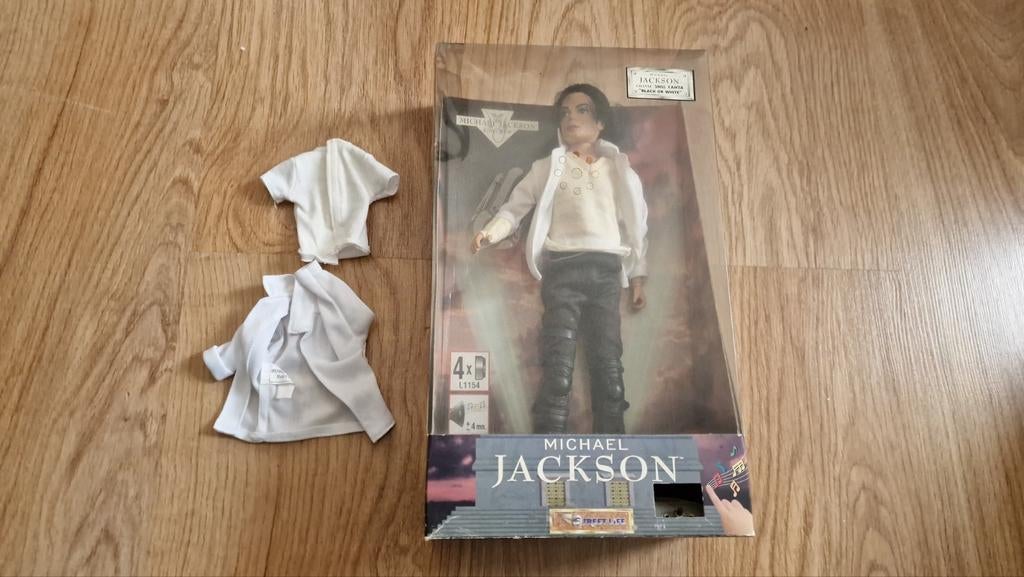 MJ zingende pop in originele verpakking - Black or White, Verzenden