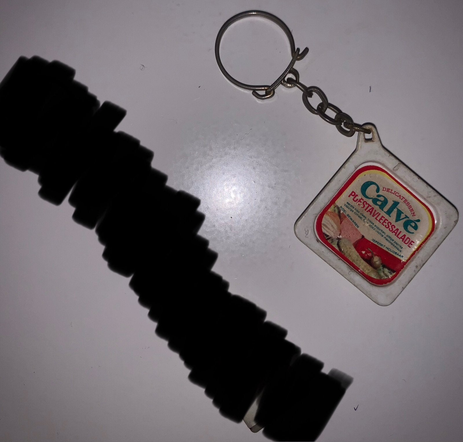 Calvé sleutelhanger, poesta vleessalade, Ophalen of Verzenden, Zo goed als nieuw