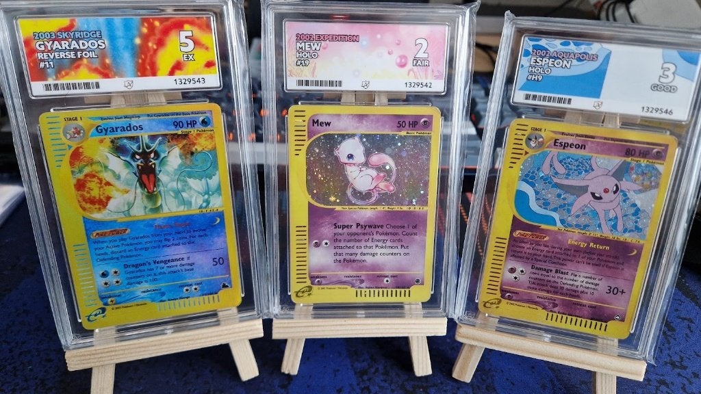Oude pokemon kaarten, Ophalen of Verzenden, Zo goed als nieuw, Meerdere kaarten, Foil