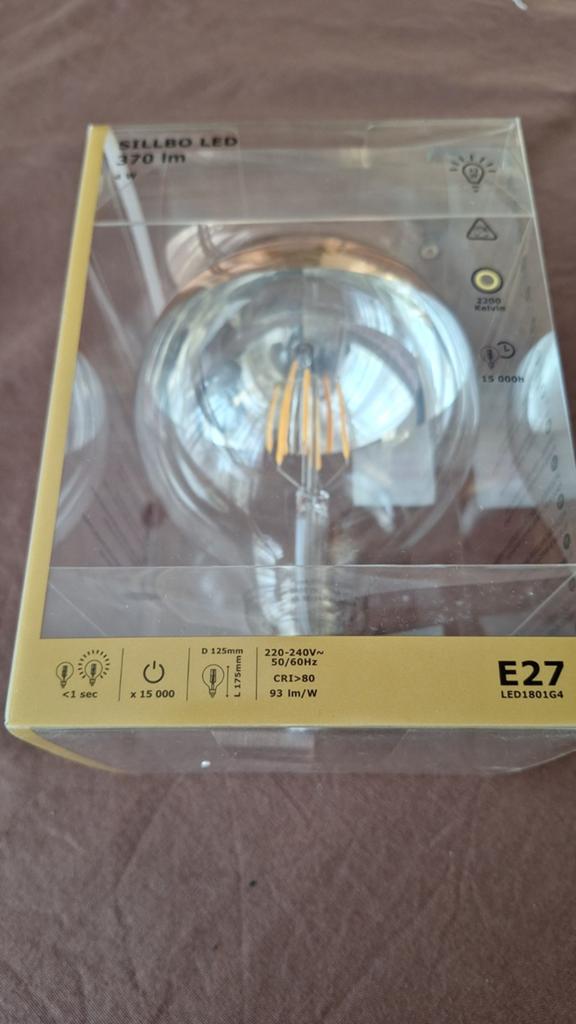 Ikea Sillbo led lamp - Nieuw!, Huis en Inrichting, Lampen | Losse lampen, Led-lamp, Minder dan 30 watt, Nieuw, E27 (groot)
