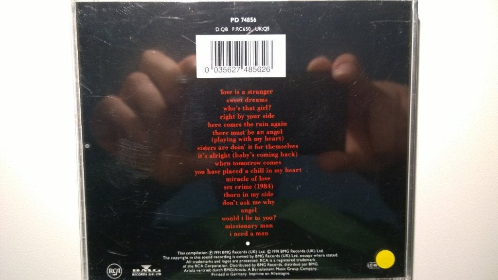 Eurythmics - Greatest Hits, Ophalen of Verzenden, Zo goed als nieuw, Pop, Album