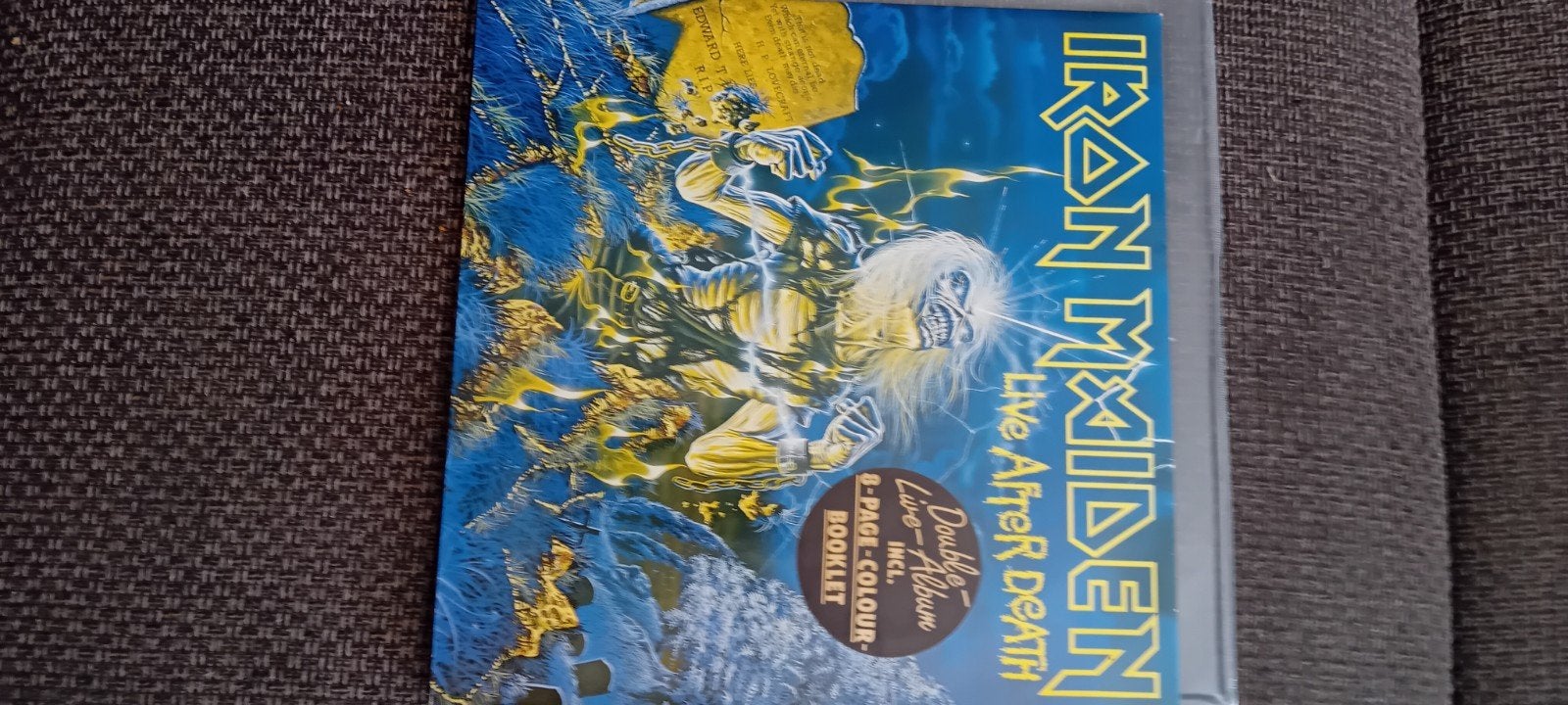 Iron Maiden, vier lps, Gebruikt, Hard Rock, Ophalen of Verzenden, Inclusief boekje