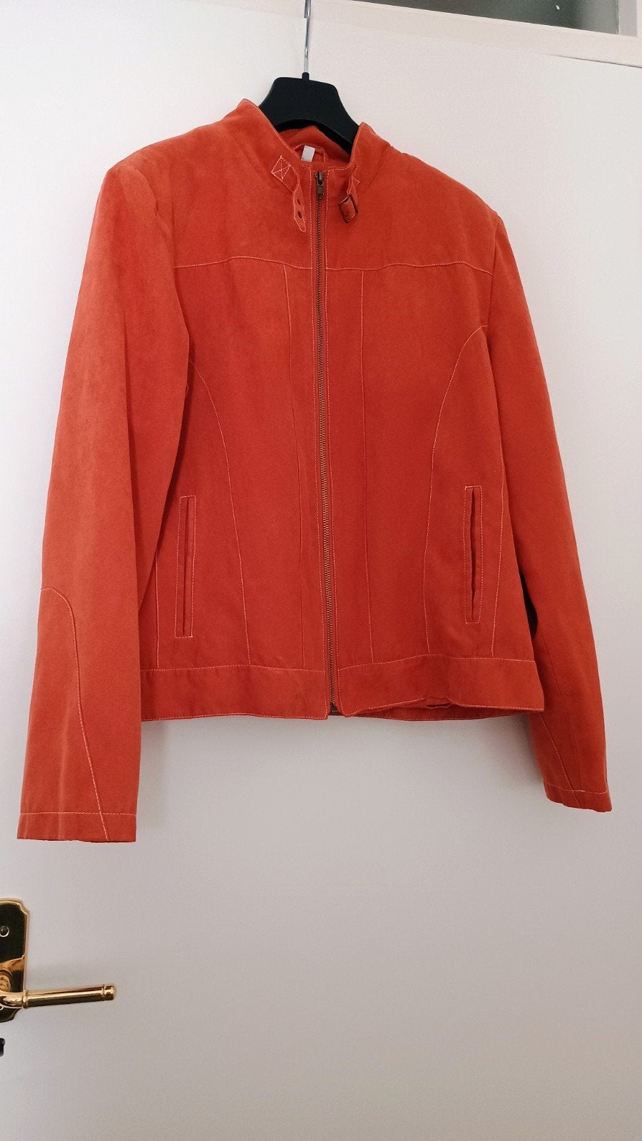 Suède-look jasje van Biaggini, maat 42, Kleding | Dames, Biaggini, Maat 42/44 (L), Oranje, Ophalen of Verzenden
