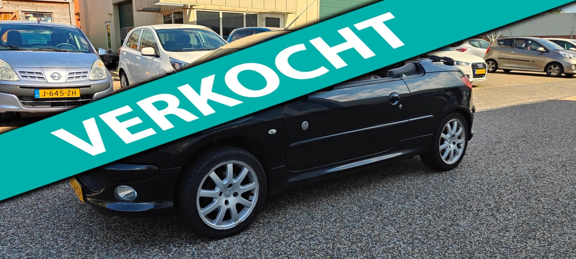Peugeot 206 CC 1.6-16V Roland Garros, Voorwielaandrijving, Automatische klimaatregeling, Gebruikt, 4 cilinders