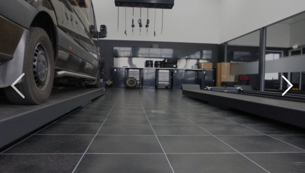 Veka Original tegelvloersysteem 40m². Tegels Rubber, Ophalen, Gebruikt, 40 tot 60 cm, 10 m² of meer