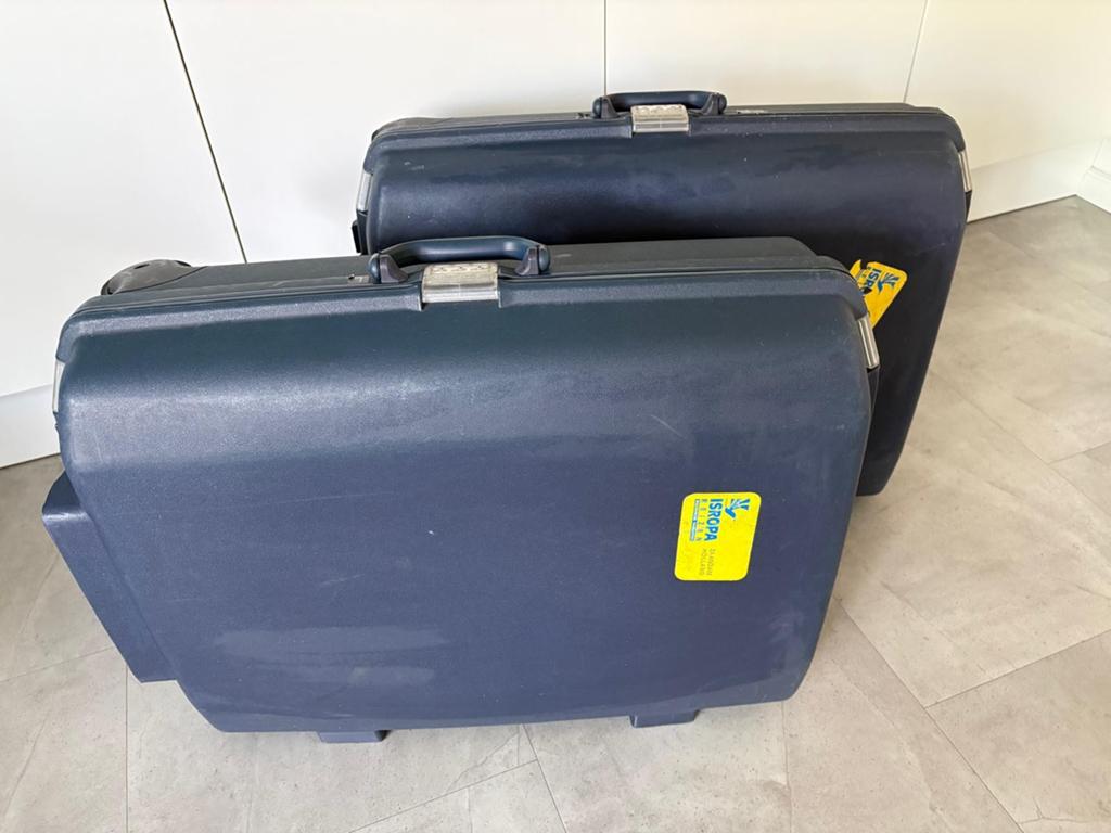 Samsonite koffers,  twee stuks, Gebruikt, Hard kunststof, 45 tot 55 cm, Ophalen of Verzenden