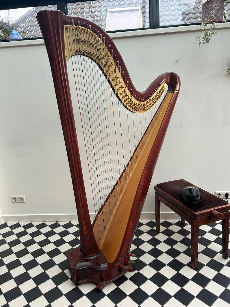 Salvi Daphne 47SE Pedaalharp, Muziek en Instrumenten, Ophalen, Gebruikt