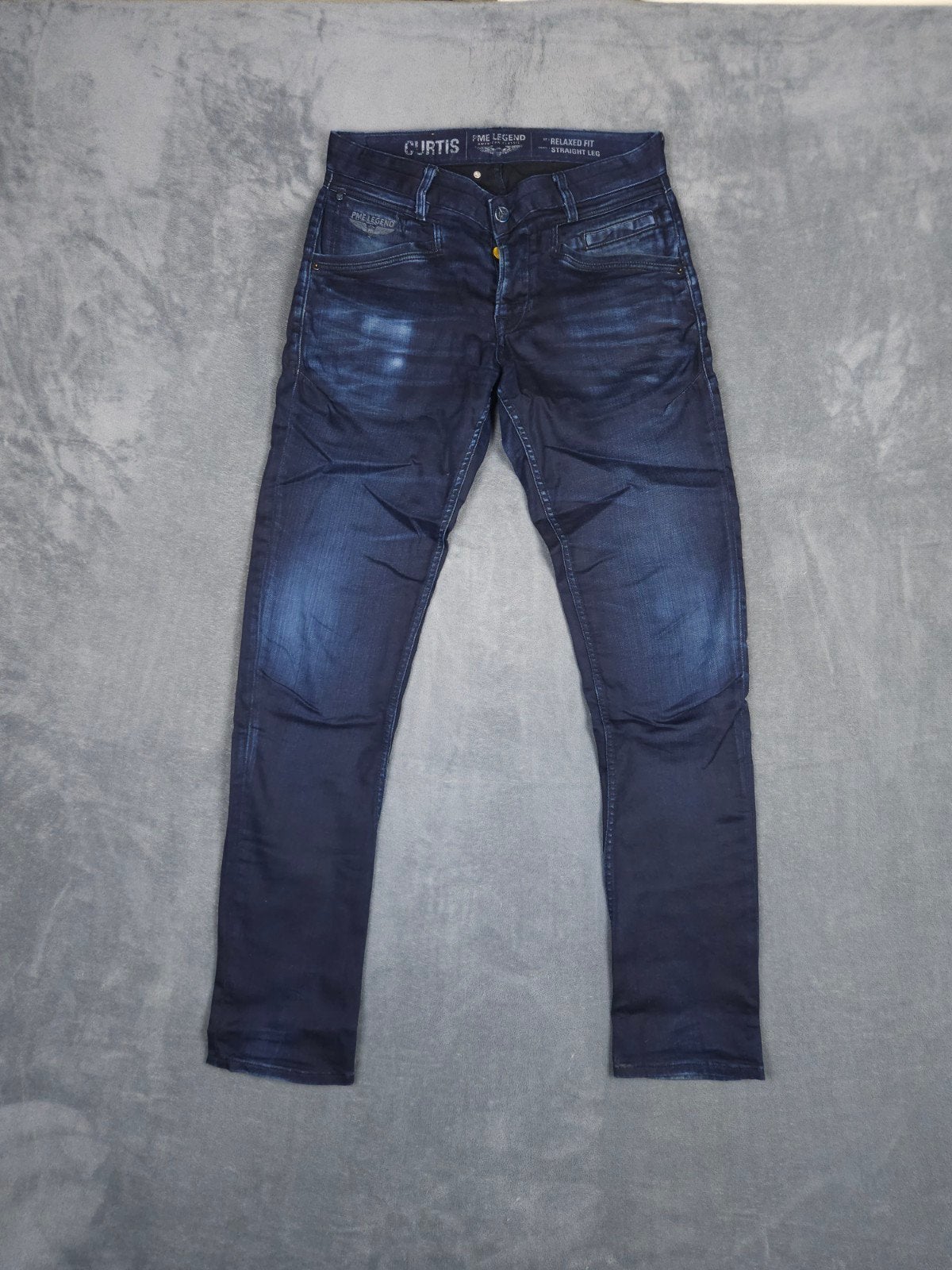 Pme Legend Broek Curtis W32 L36 Relaxed Fit Blauw Pall Mall., ., W32 (confectie 46) of kleiner, Zo goed als nieuw, .