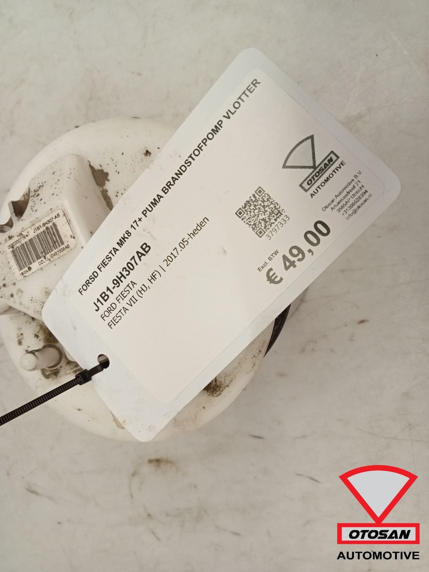 Forsd Fiesta MK8 17+ Puma Brandstofpomp Vlotter J1B1-9H307AB, Gebruikt, Info@ford.com, Ophalen of Verzenden, Ford