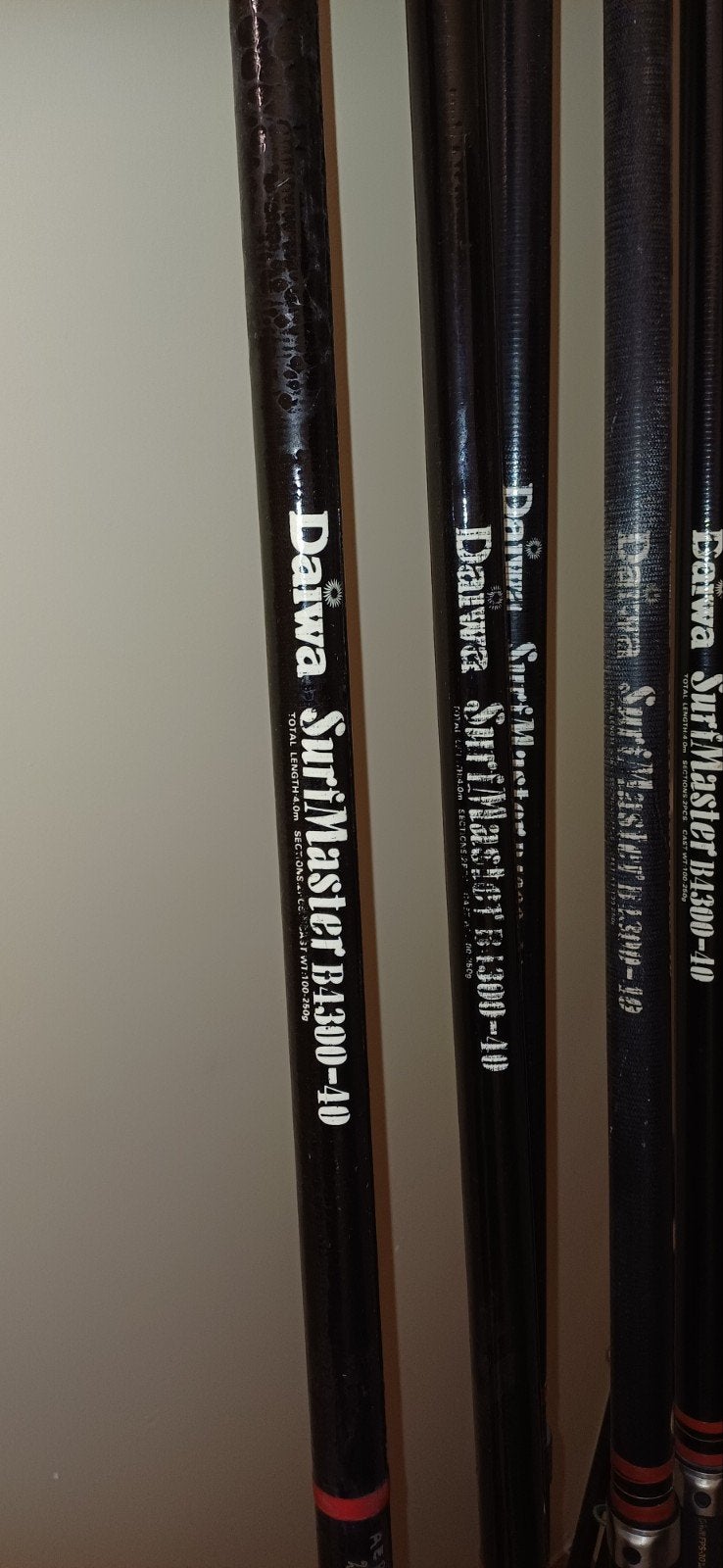 8x Daiwa SurfMaster Zeehengels - Perfect voor de visser, Watersport en Boten, Hengelsport | Algemeen, Ophalen of Verzenden, Gebruikt