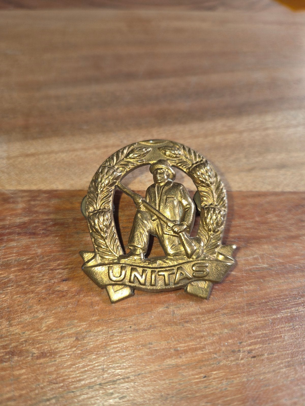 Baret embleem zuid Afrika, Ophalen of Verzenden, Landmacht, Overige gebieden, Embleem of Badge