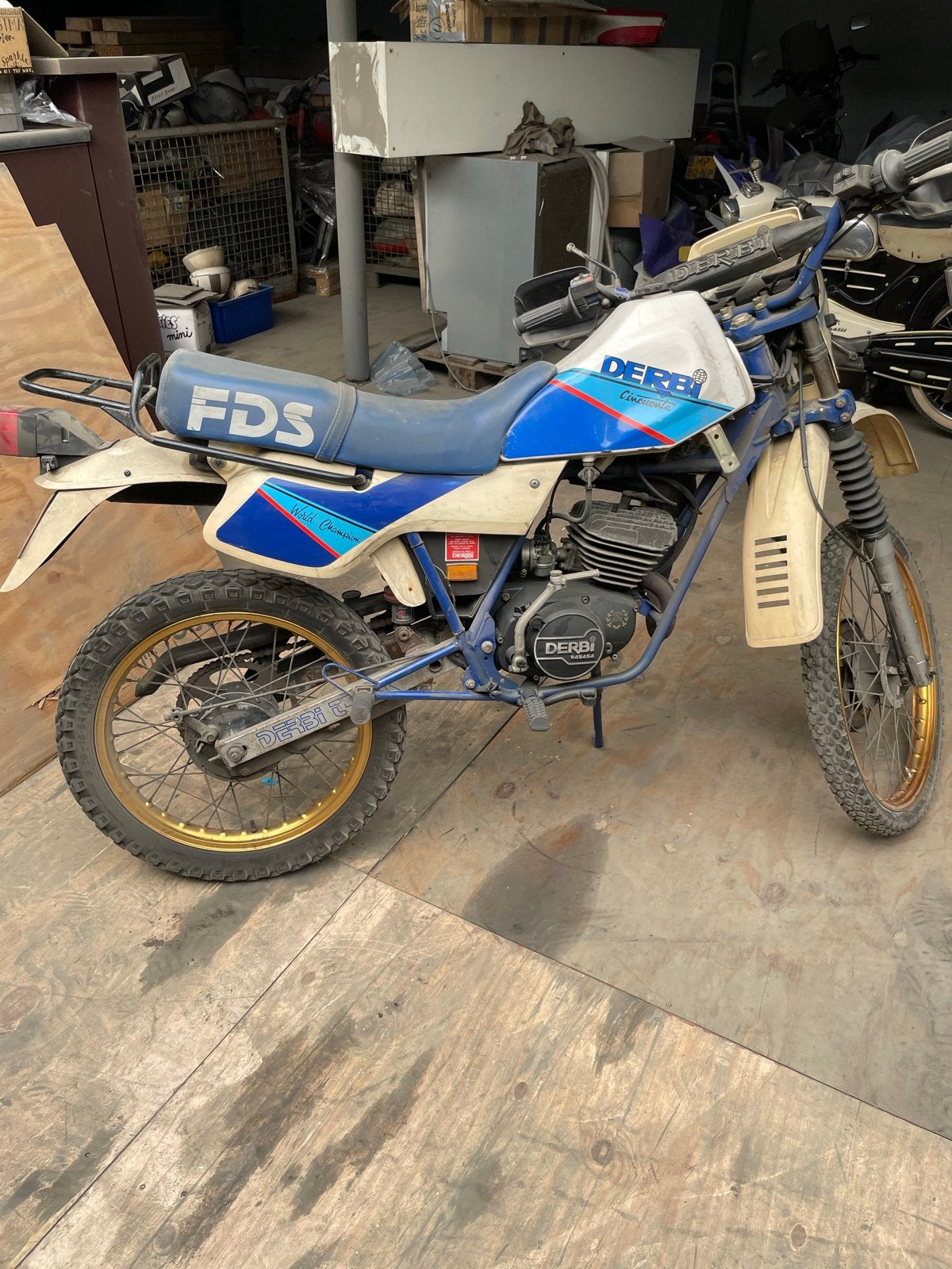 Derbi FDS met kenteken - Klassieke brommer, Ophalen, Gebruikt, Maximaal 45 km/u