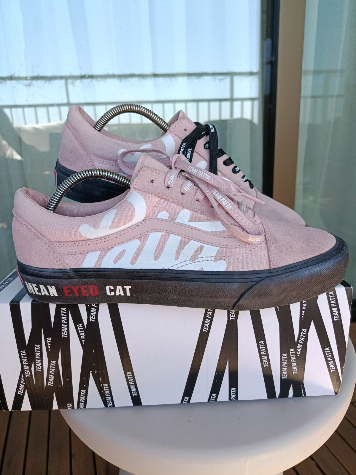 Patta x Vans Old Skool VLT LX 'Mean Eyed Cat - Silver Pink', Ophalen of Verzenden, Gedragen, Overige kleuren, Vans