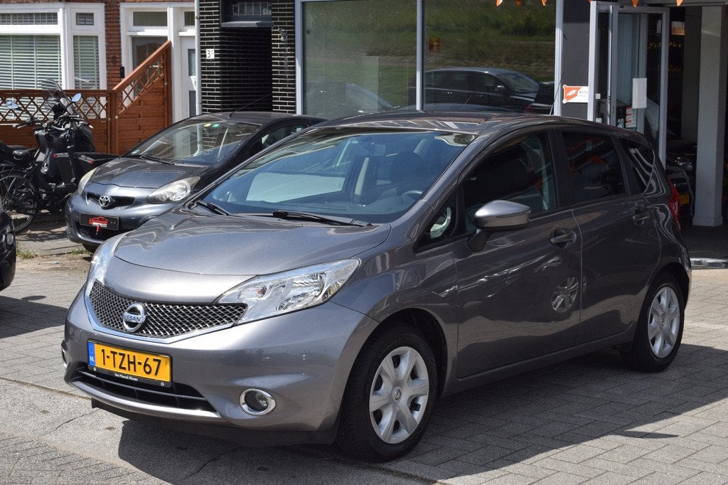 Nissan Note 1.2 Acenta NAP Airco Cruise Control Dealer Onder, Auto's, Nissan, Euro 5, Stof, 82 pk, 1198 cc