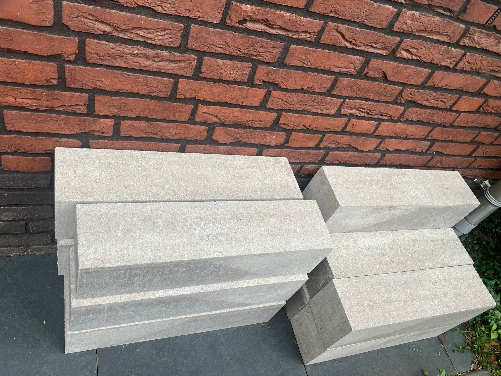 Nieuwe stapelblokken 60x15x15cm 13 stuks, Ophalen, Nieuw, Grijs, Overige typen