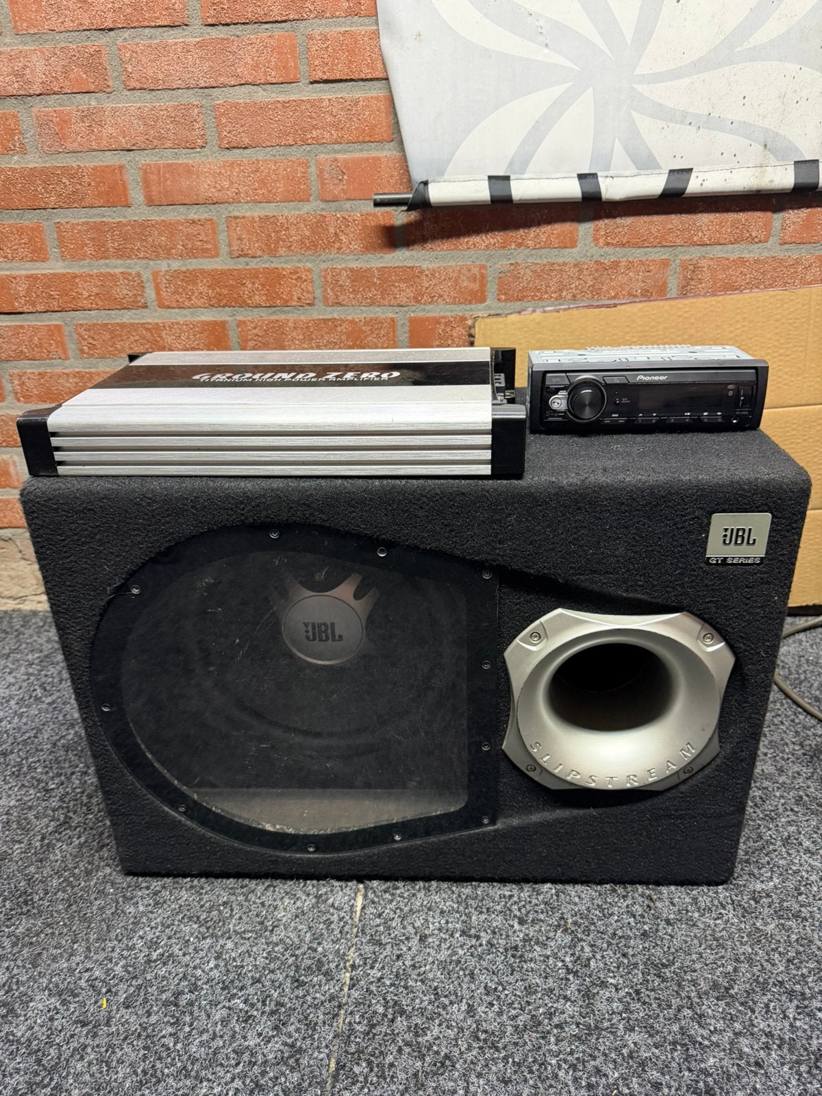 Jbl subwoofer 1000w compleet, Auto diversen, Autospeakers, Ophalen, Zo goed als nieuw