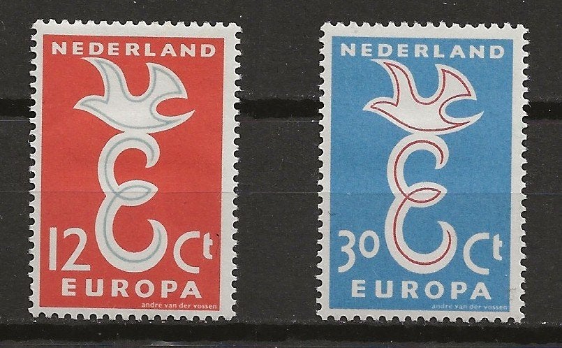 Nederland – Europa (E & Duif) - 1958 - Ongebruikt, Postzegels en Munten, Verzenden, Na 1940