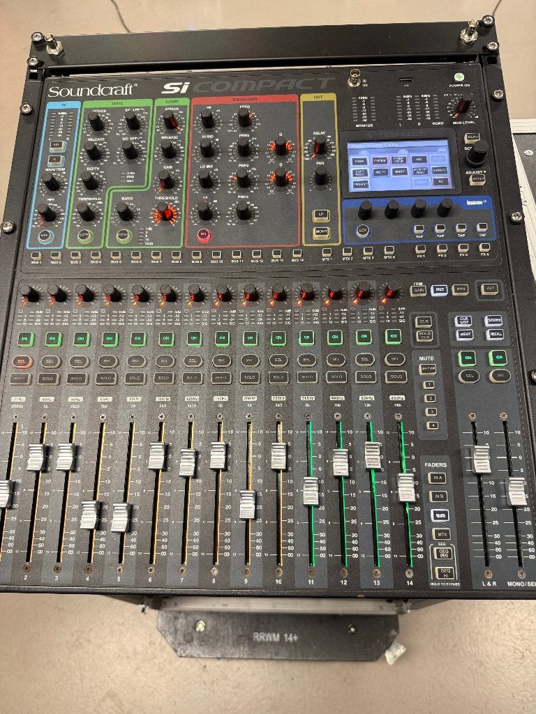 Soundcraft SI compact 16, Muziek en Instrumenten, Mengpanelen, Ophalen, Gebruikt, 10 tot 20 kanalen