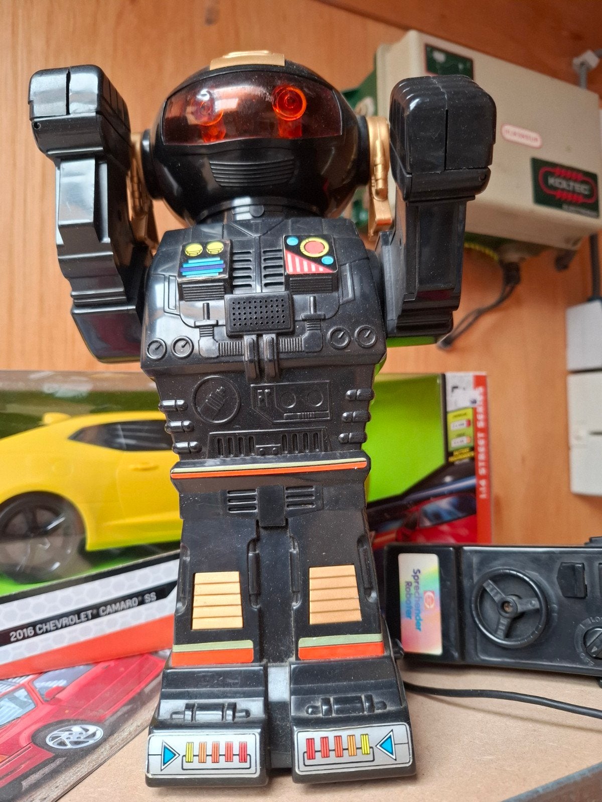 Vintage Sprechender Roboter - Zwart met afstandsbediening, Ophalen of Verzenden