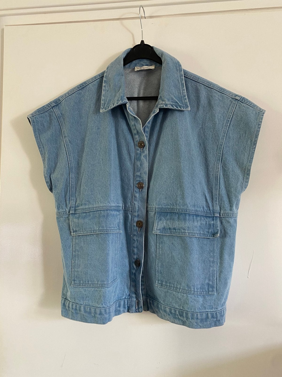 Modstrom spijkerjasje / bodywarmer maat M, Kleding | Dames, Ophalen of Verzenden, Nieuw, Maat 38/40 (M), Blauw
