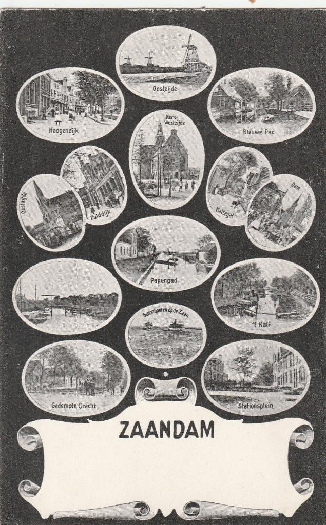 zaandam- meerluik, Verzamelen, Ophalen of Verzenden, Voor 1920, Noord-Holland