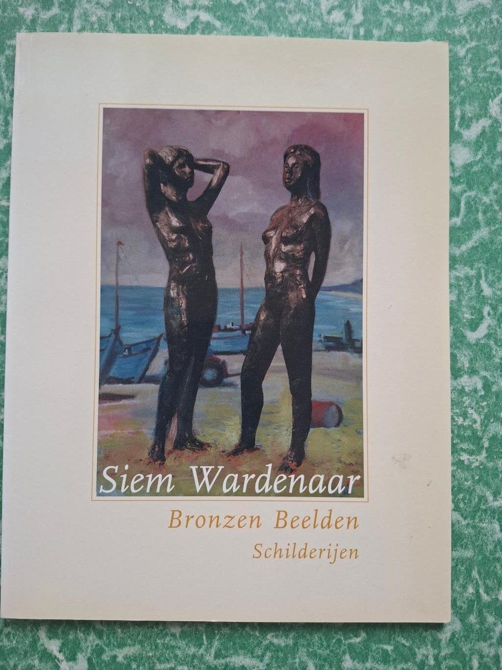 boek Kunstenaar Siem Wardenaar *bronzen beelden-schilderijen, Onbekend, Beeldhouwkunst, Ophalen of Verzenden, Zo goed als nieuw