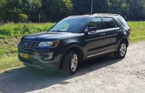 Ford Explorer 2016 Grijsgroen 3.5liter v6 4x4 7-zits, Auto's, Ford, Automaat, 4x4, Vierwielaandrijving, Particulier