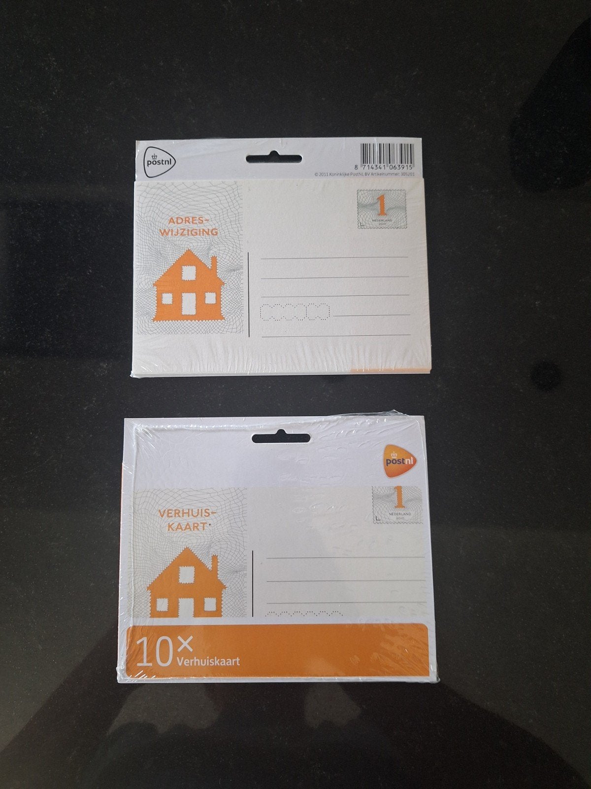 PostNL Adreswijziging & Verhuiskaarten (2x 10 stuks), Ophalen of Verzenden, 1980 tot heden