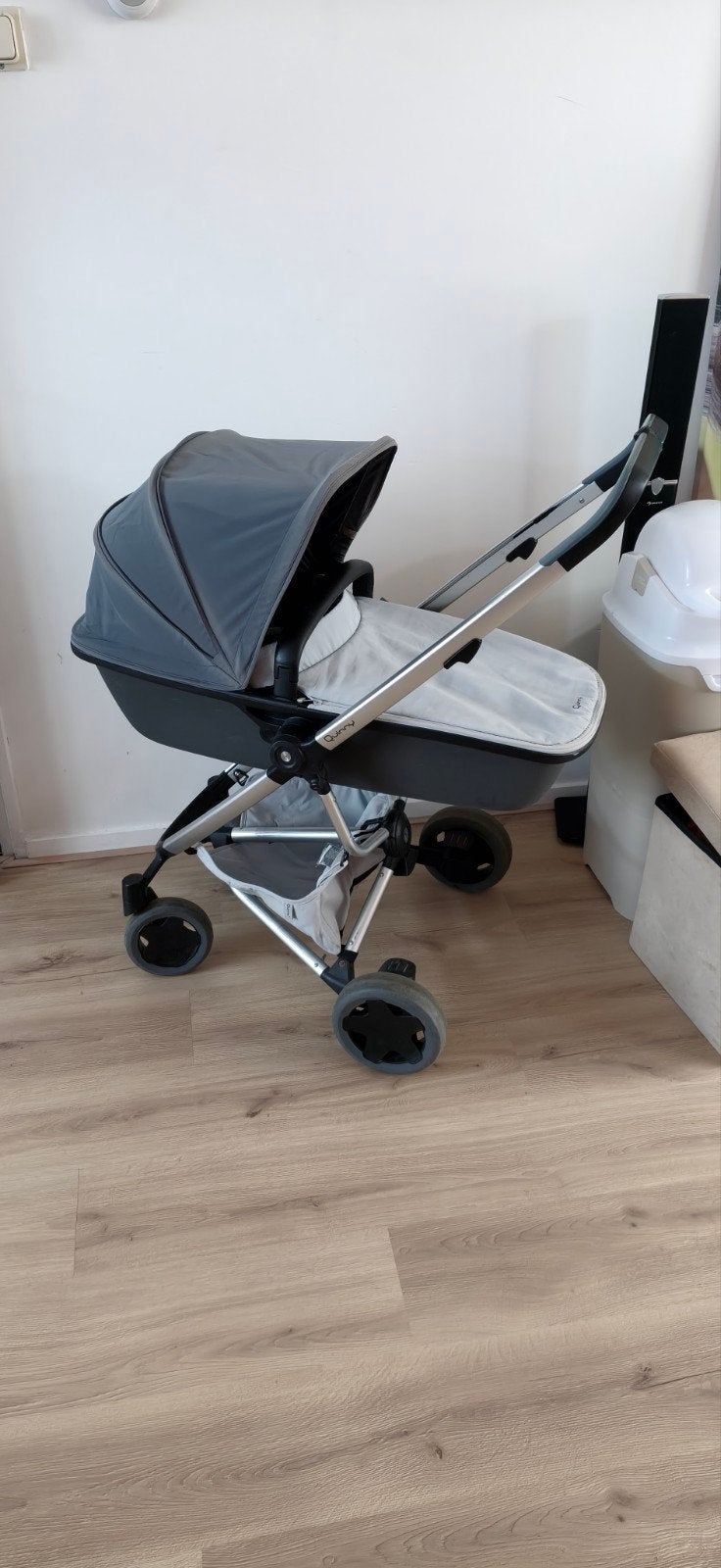 Quinny Zapp flex plus met wiegenbak en buggy zitting, Ophalen, Gebruikt, Kinderwagen, Quinny