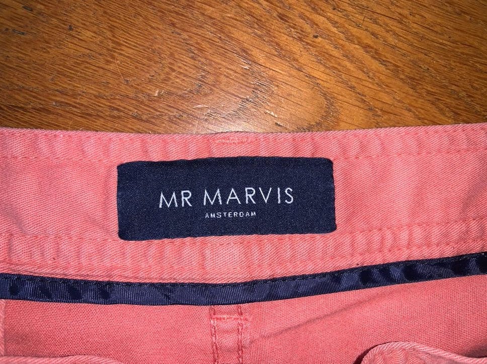 Mr Marvis The Fifties Korte Broek Maat M zgan, Ophalen of Verzenden, Zo goed als nieuw, Blauw, W32 (confectie 46) of kleiner