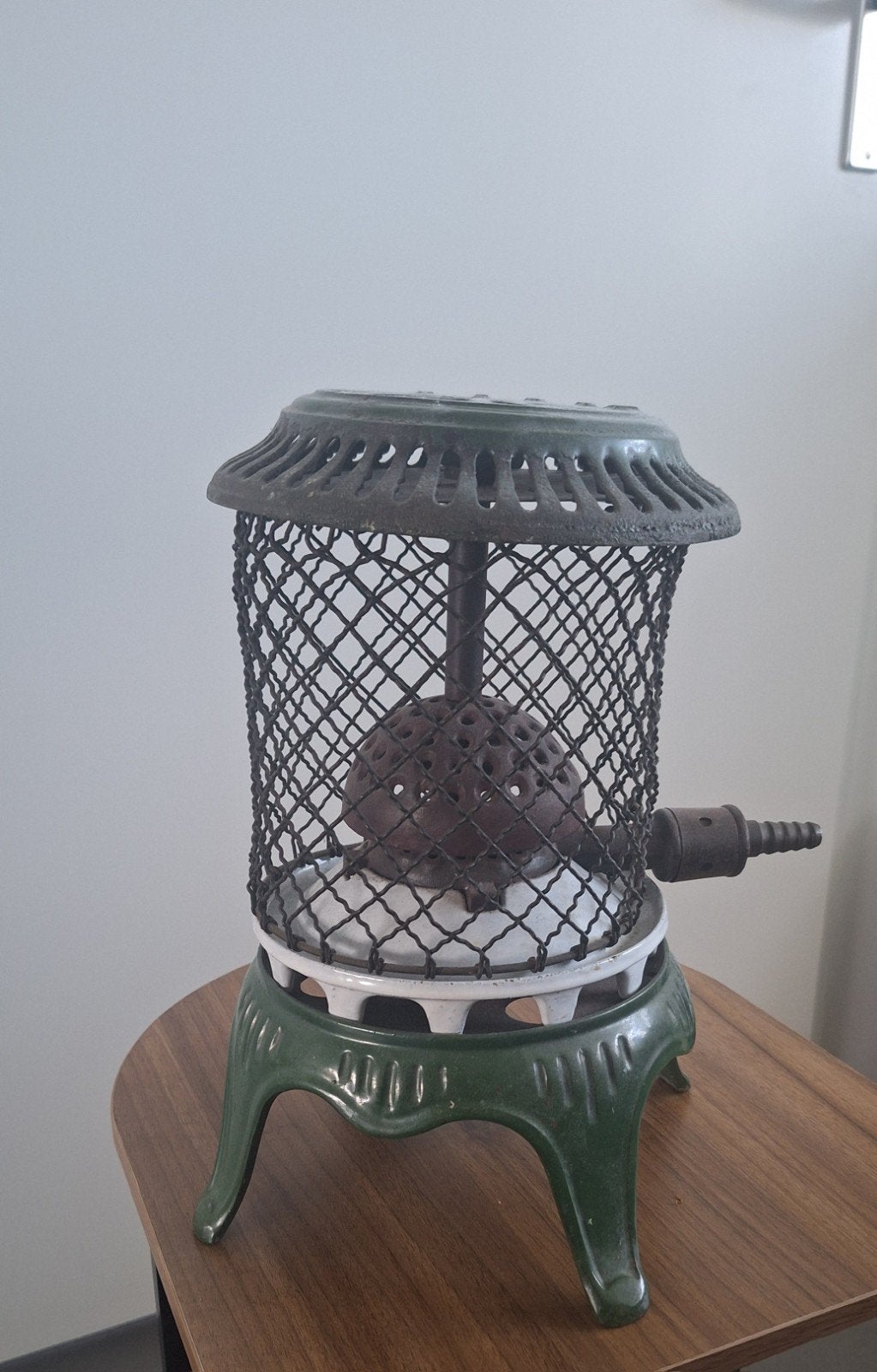 Antieke gietijzeren gasbrander/kachel, Ophalen of Verzenden