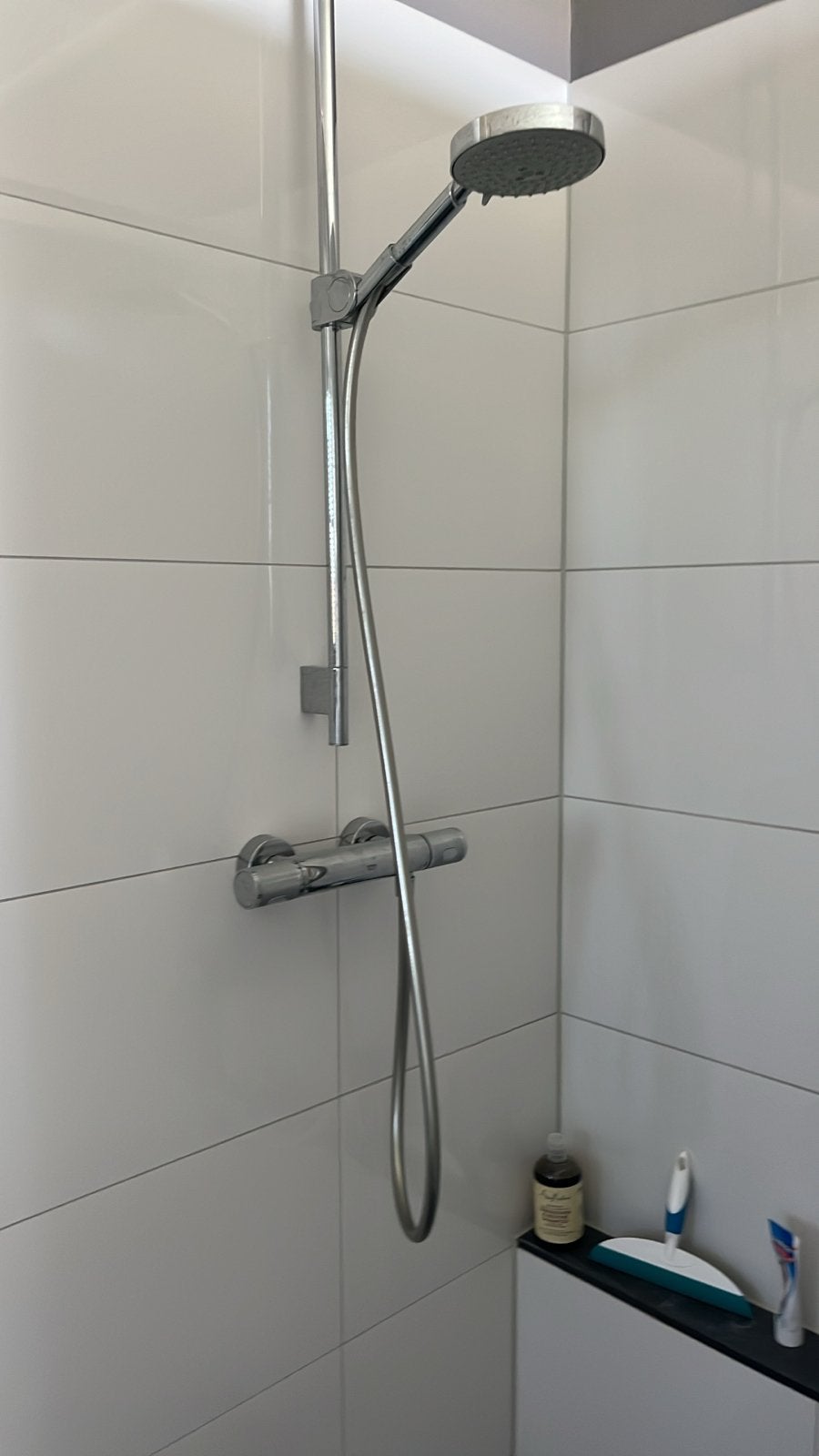 Grohe Thermostaatkraan met Douche Set, Ophalen, Gebruikt, Chroom, Douche
