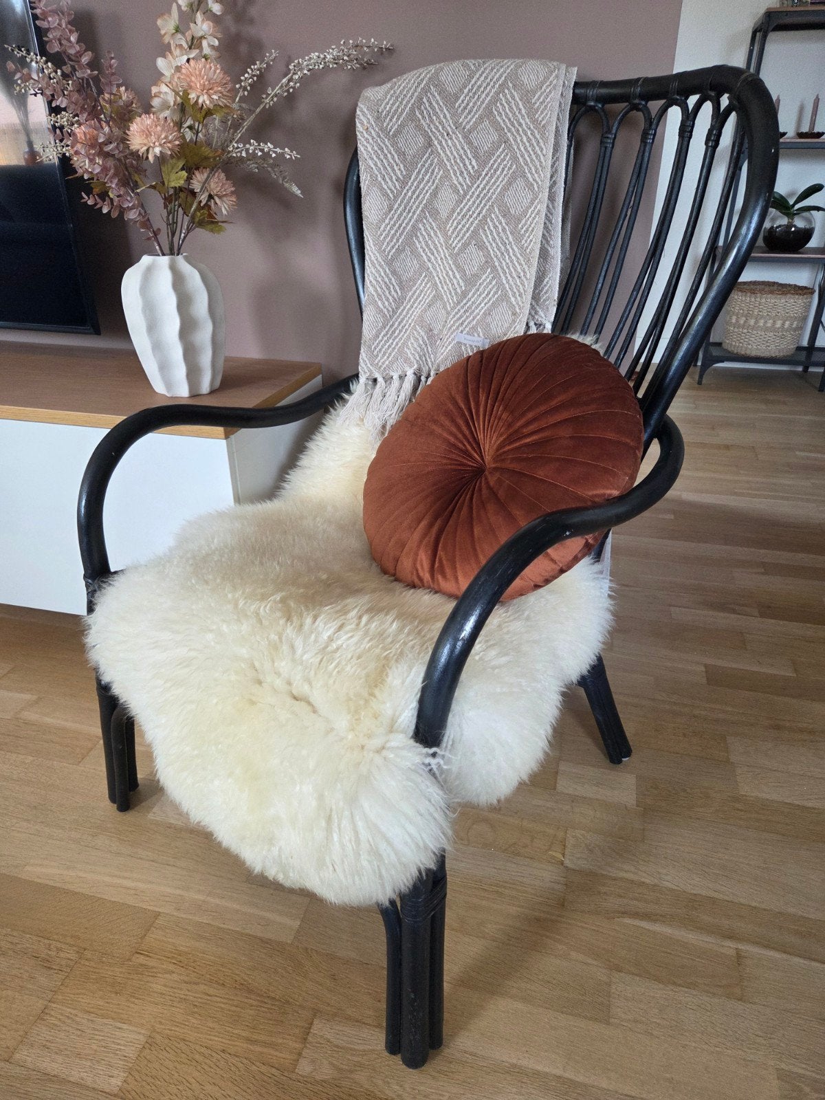 Ikea fauteuil zwart, Ophalen, 75 tot 100 cm, Zo goed als nieuw, 50 tot 75 cm
