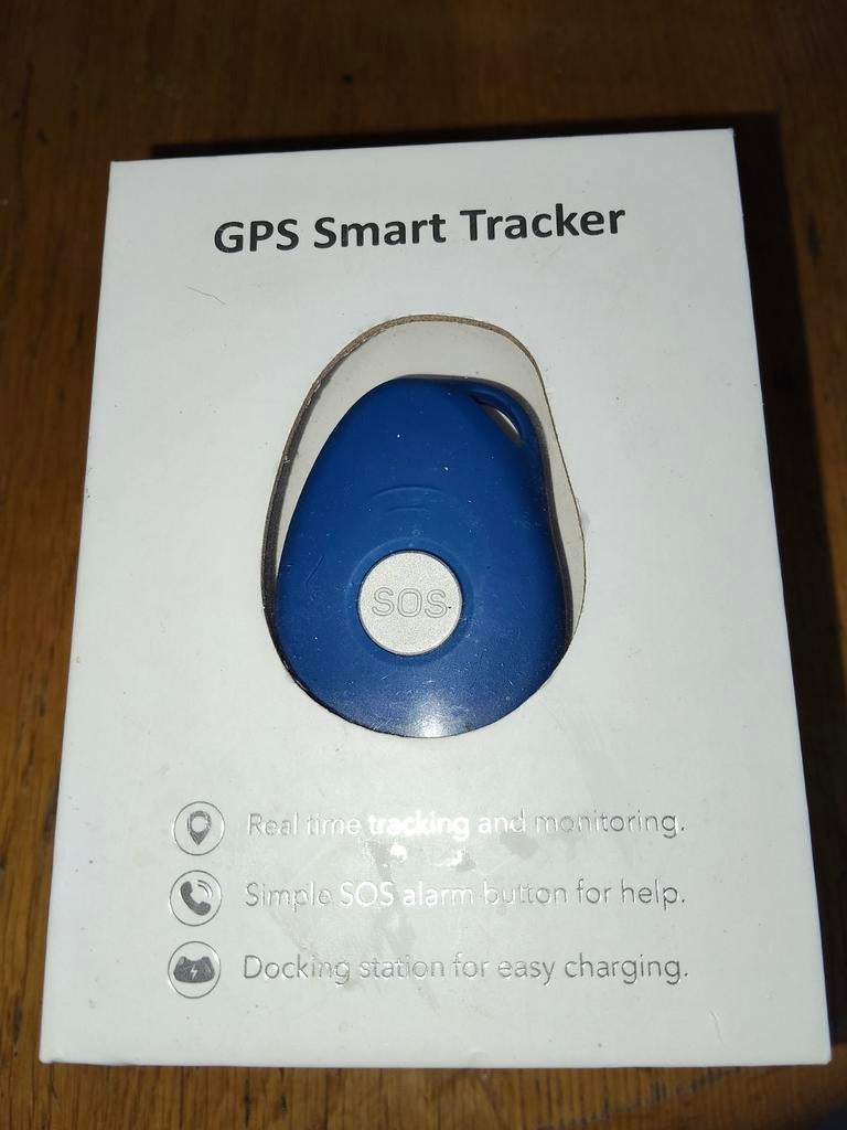 Alarm knop met gps, Sieraden, Tassen en Uiterlijk, Activity trackers, Nieuw, Blauw, Ophalen of Verzenden