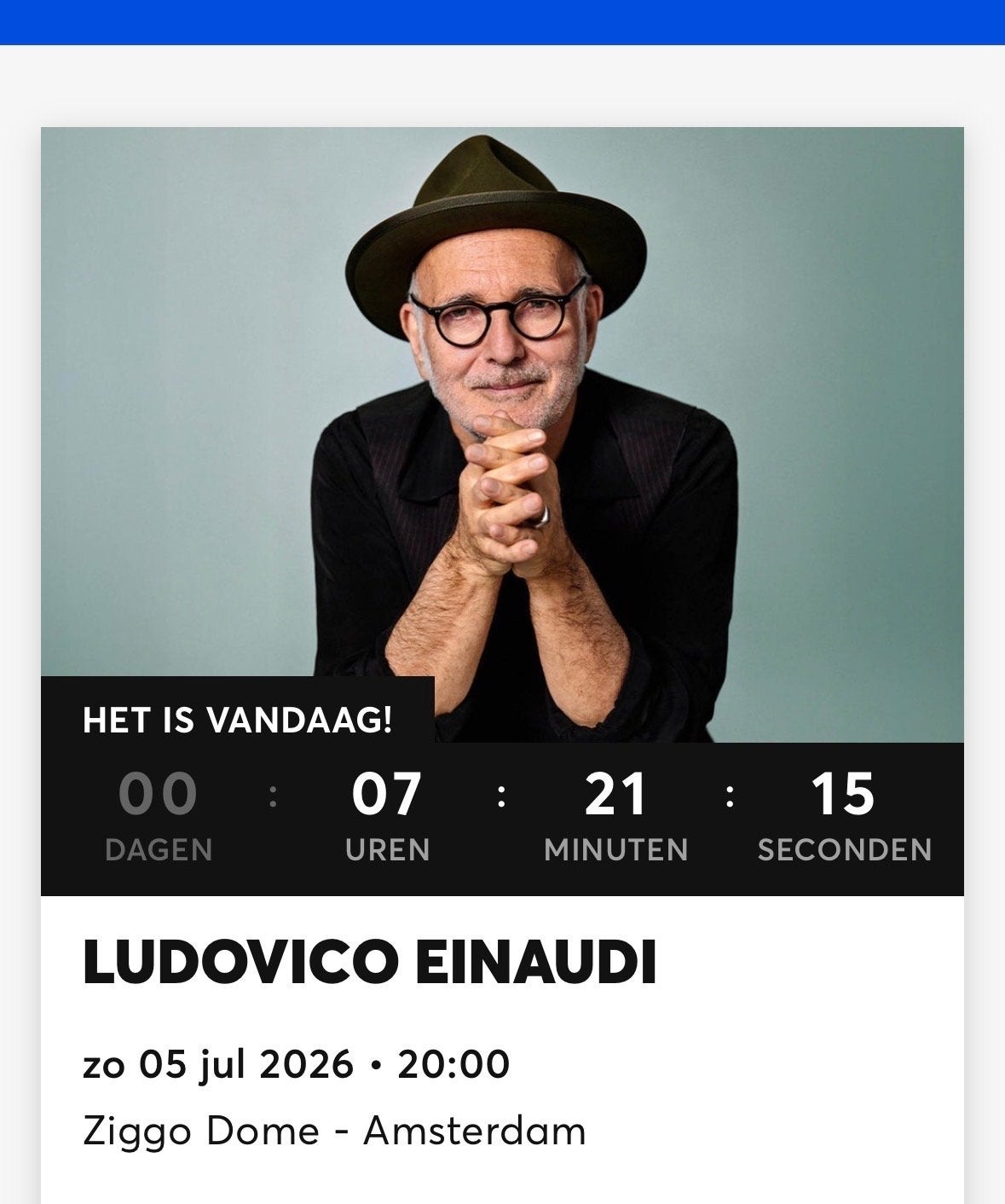 Kaartje Ludovici Einaudi, Eén persoon