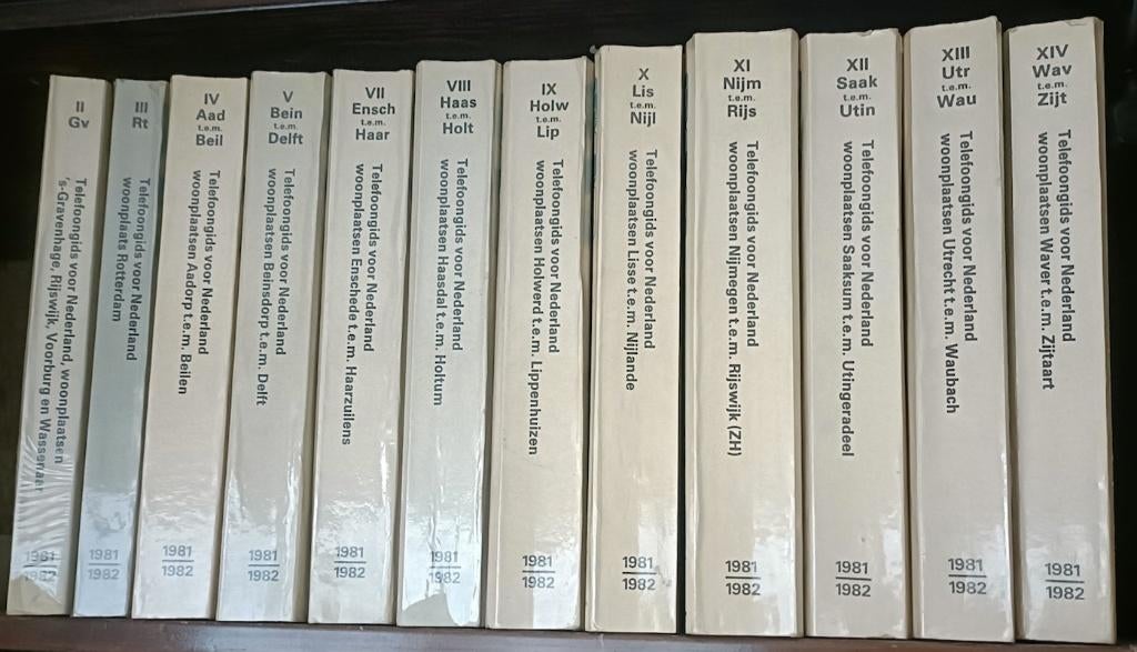 Gezocht!: Telefoongidsen of Telefoonboeken (Nederland serie), Ophalen, Gebruikt
