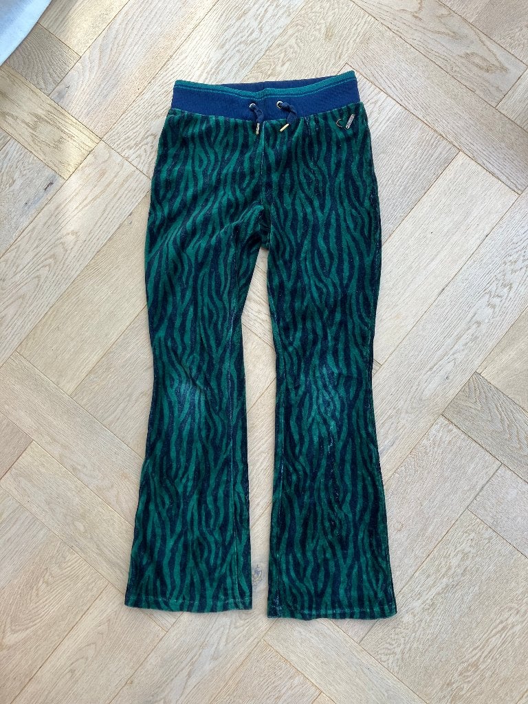 Leuke groen/blauwe flared broek 152/158 Persival, Broek, Persival, Gebruikt, Meisje