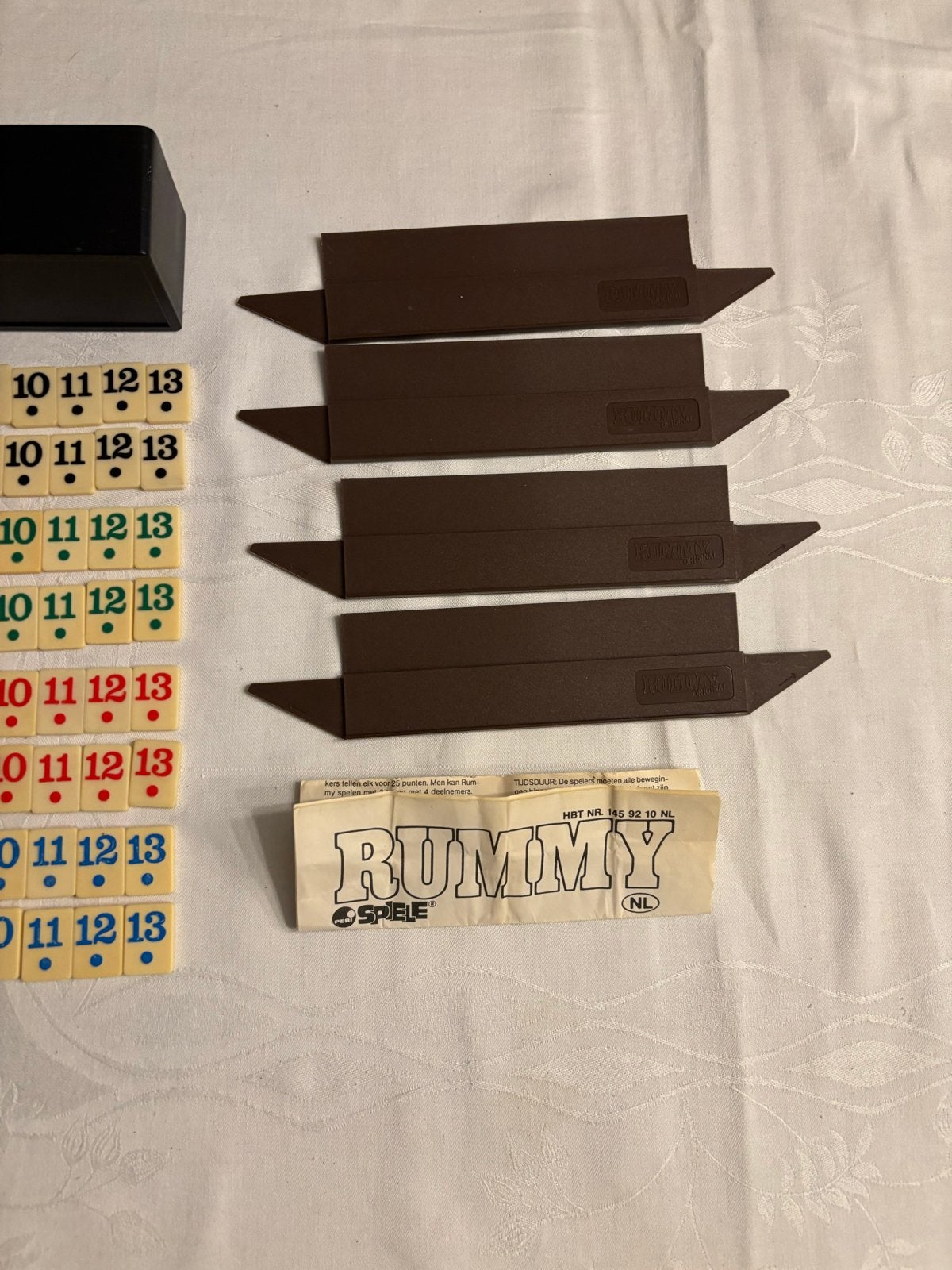 Rummy Original Bordspel - Compleet Peri Spiele set!, Drie of vier spelers, Ophalen of Verzenden, Gebruikt, Reisspel