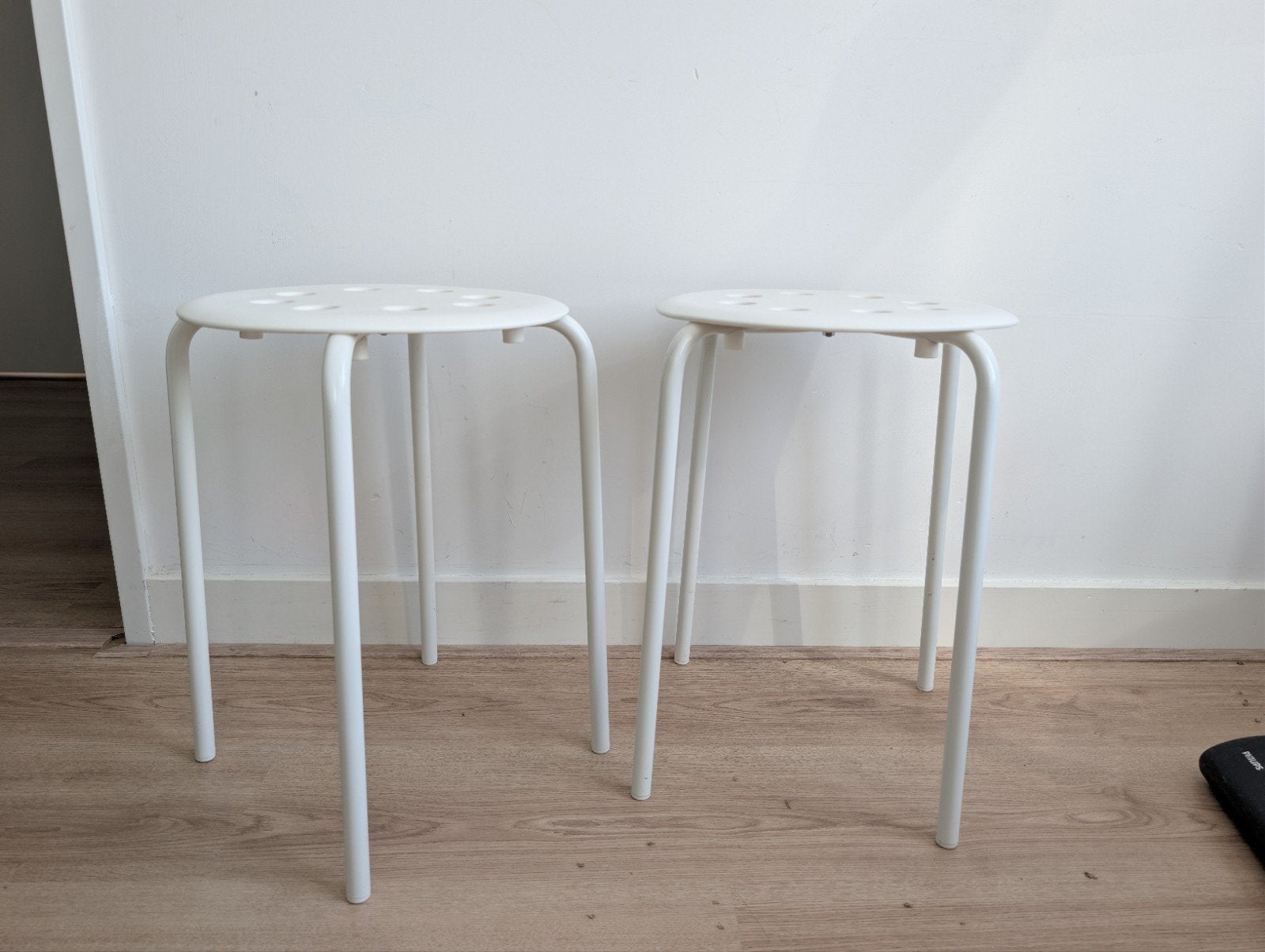 IKEA Marius krukjes - Wit (2 stuks), Ophalen, Wit, Twee