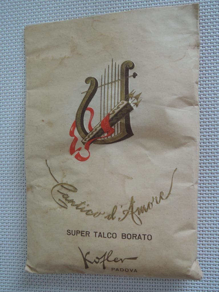 Vintage zakje met talkpoeder, Ophalen of Verzenden, Zo goed als nieuw, Overige typen, Gevuld