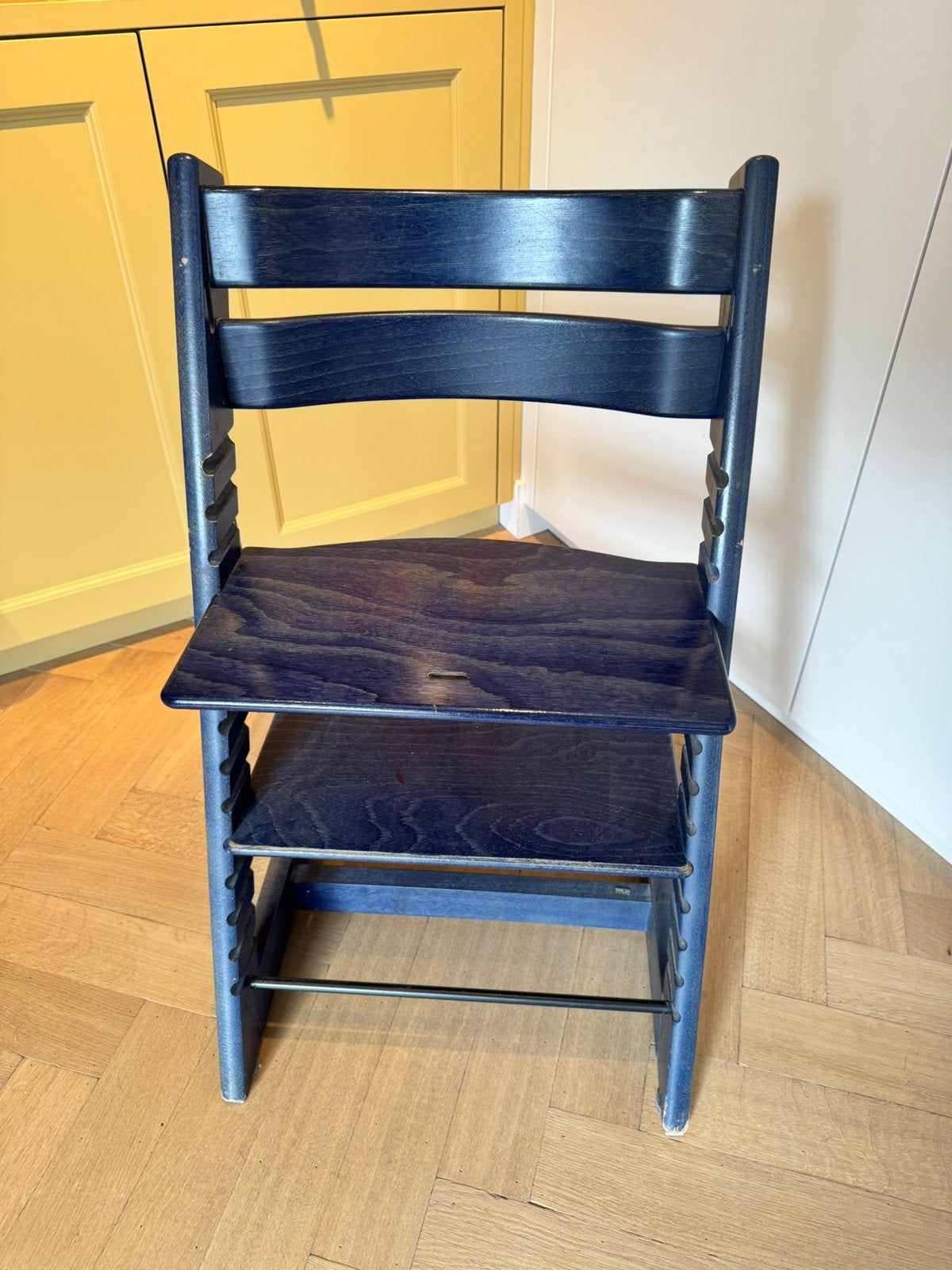 Stokke Tripp Trapp stoel – Blauw, Ophalen, Gebruikt, Meegroeistoel